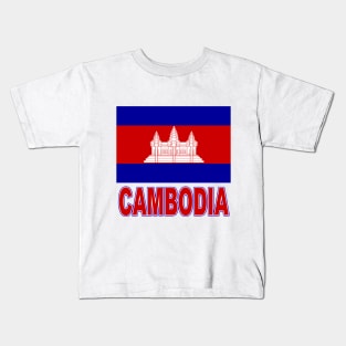 The Pride of Cambodia - Cambodian Flag Design Kids T-Shirt